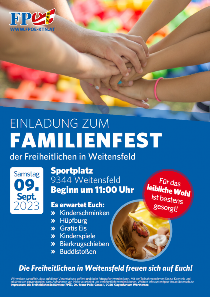 Familienfest der FPÖ Weitensfeld