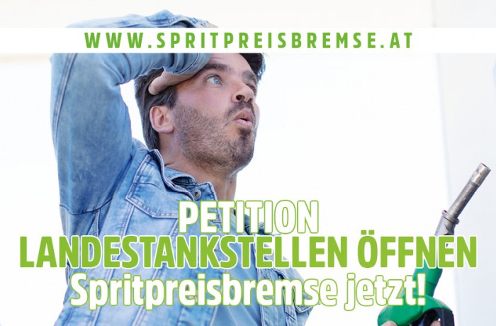 Petition www.spritpreisbremse.at zur Öffnung der Landestankstellen gestartet