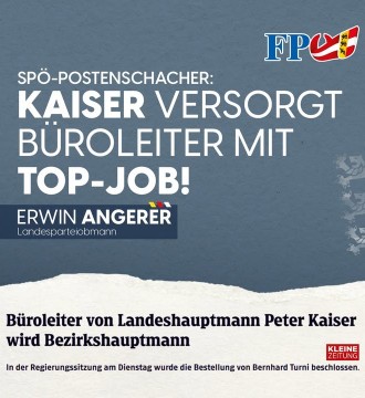 Eines muss man der SPÖ lassen: Hohe Posten vergeben, das kann sie!