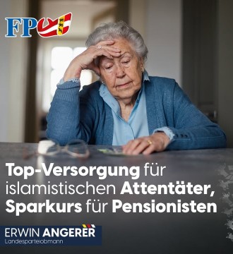 Während der Attentäter von Villach auf Kosten der österreichischen Steuerzahler im Gefängnis aus verschiedenen Menüs und Halal-V...