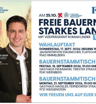 Vizepräsident Roman Linder ist heute im Rahmen seiner Tour in unserer Region unterwegs