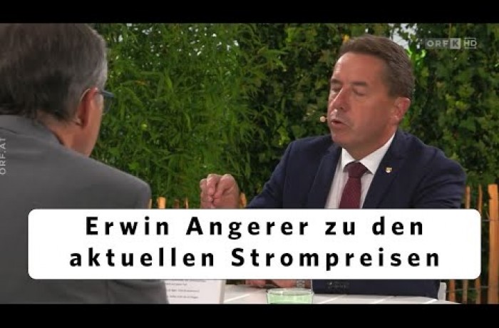 Erwin Angerer debattiert den Strompreis: Überzeugende Fakten