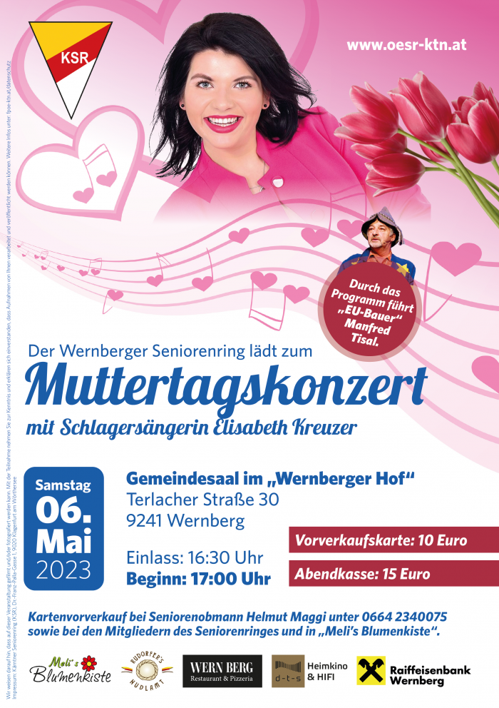 Muttertagskonzert des Wernberger Seniorenringes