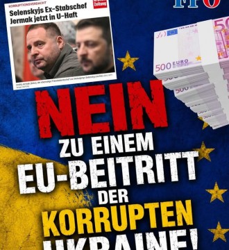 Bereits vor zwei Tagen wurde bekannt, dass gegen den ehemaligen Stabschef und engen Vertrauten des ukrainischen Präsidenten Wolo...