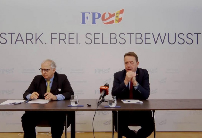 Pressekonferenz mit Erwin Angerer