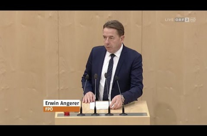 Erwin Angerer im Nationalrat: Investitionskontrollgesetz