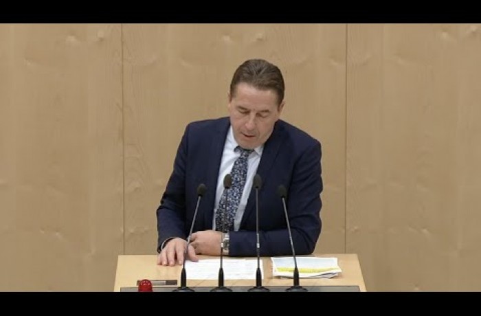 Erwin Angerer im Nationalrat: Lückenschluss Koralmstrecke