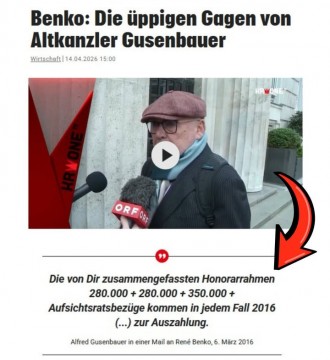😡 Wo bleibt eigentlich der Aufschrei von den roten Genossen Landeshauptmann Fellner und seinem Parteifreund Babler zu Gusenbauer...