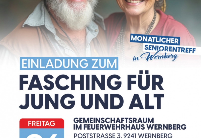 Fasching für Jung & Alt des Wernberger Seniorenringes