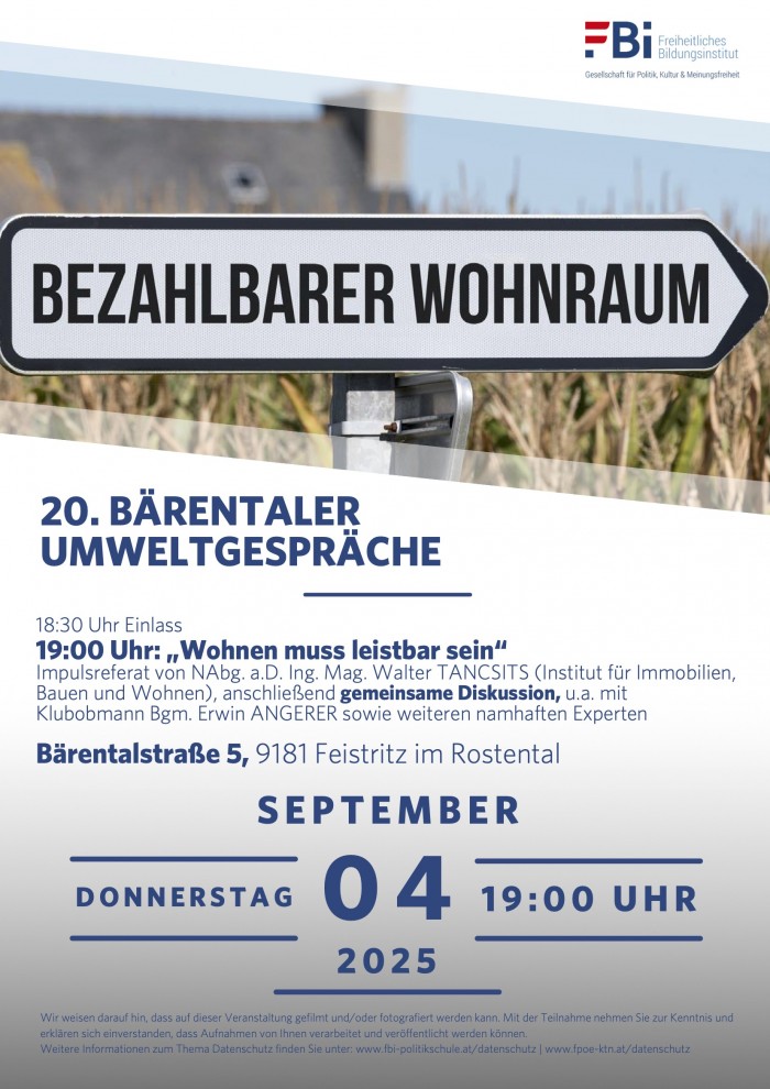 20. Bärentaler Umweltgespräche