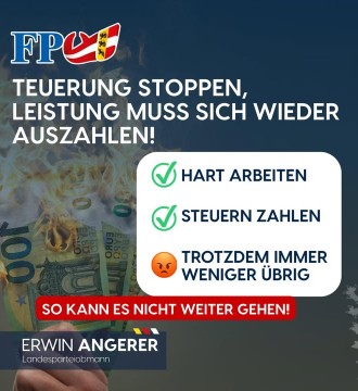 Die Menschen in Kärnten arbeiten hart, zahlen Steuern und leisten ihren Beitrag – trotzdem bleibt vielen Familien am Monatsende ...
