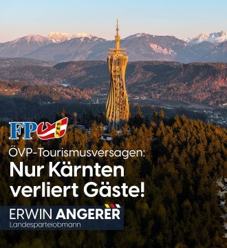 Kärnten verzeichnet als einziges Bundesland Österreichs (bei den ausländischen Gästen) ein Gästeminus, während der Tourismus öst...