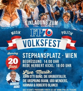 🇦🇹 70 Jahre FPÖ – das große Volksfest in Wien 🎺