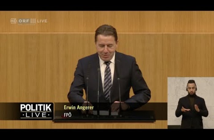 Erwin Angerer im Nationalrat: Milliarden-Spekulationsverluste der Nationalbank
