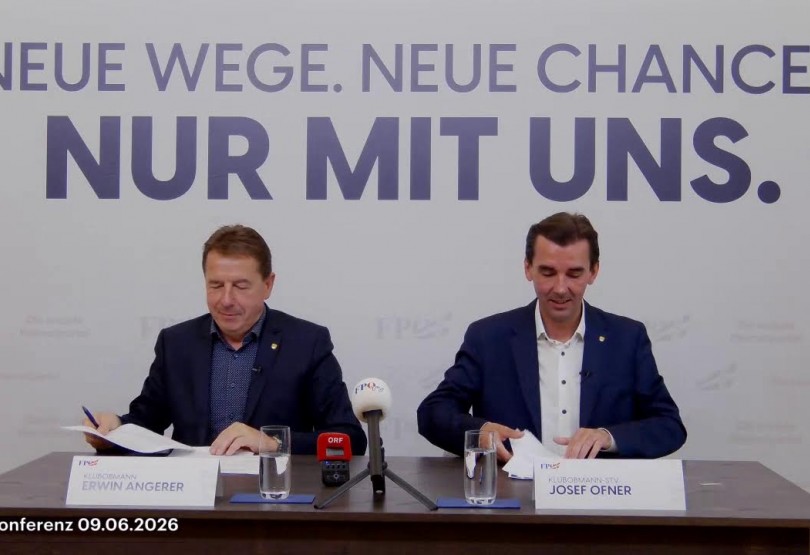 Pressekonferenz mit Erwin Angerer und Josef Ofner