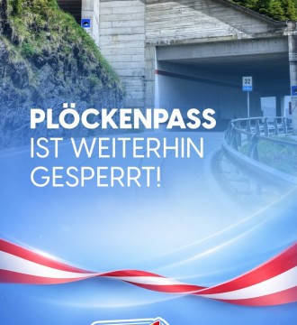 🚨Plöckenpass ist weiterhin gesperrt!