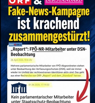💣 Mediale Vorverurteilungen gegenüber der FPÖ sind ja nichts Neues