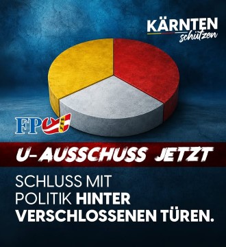 Kärntens Landesvermögen ist kein Selbstbedienungsladen der SPÖ-ÖVP Landesregierung