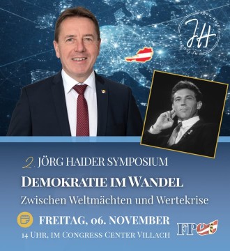 🇦🇹 2. JÖRG-HAIDER-SYMPOSIUM – Demokratie im Wandel