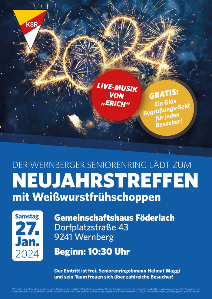 Neujahrstreffen des Wernberger Seniorenrings