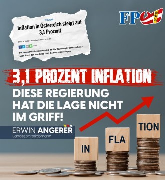 💥 Inflation klettert auf 3,1 % 💥