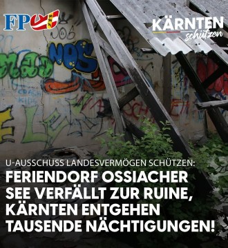 Das Feriendorf Ossiacher See mit drei Hektar Seegrundstück wurde vom Land Kärnten weit unter Wert verkauft