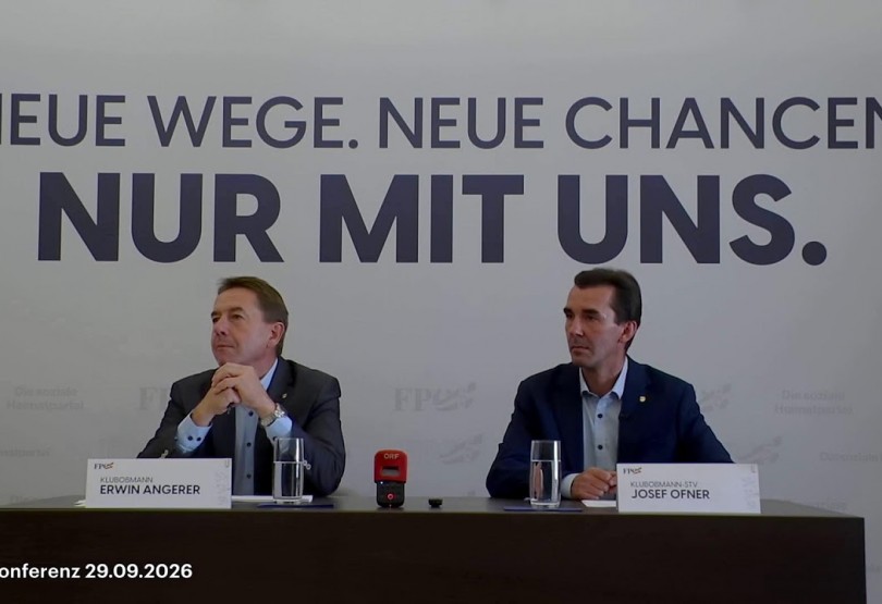 Pressekonferenz mit Erwin Angerer und Josef Ofner