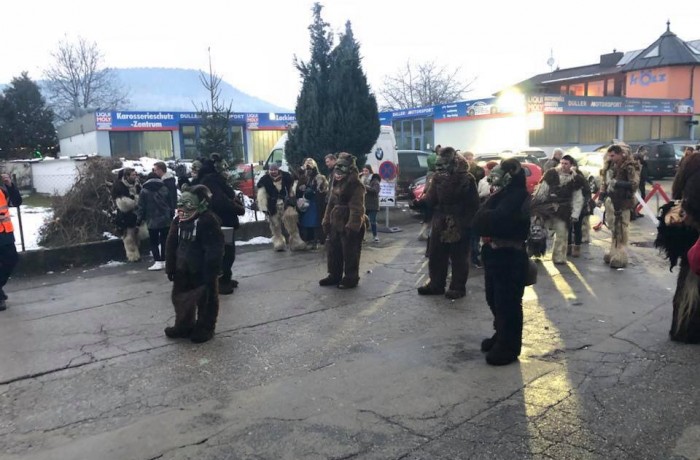 Krampustreiben der Ortsgruppe Viktring