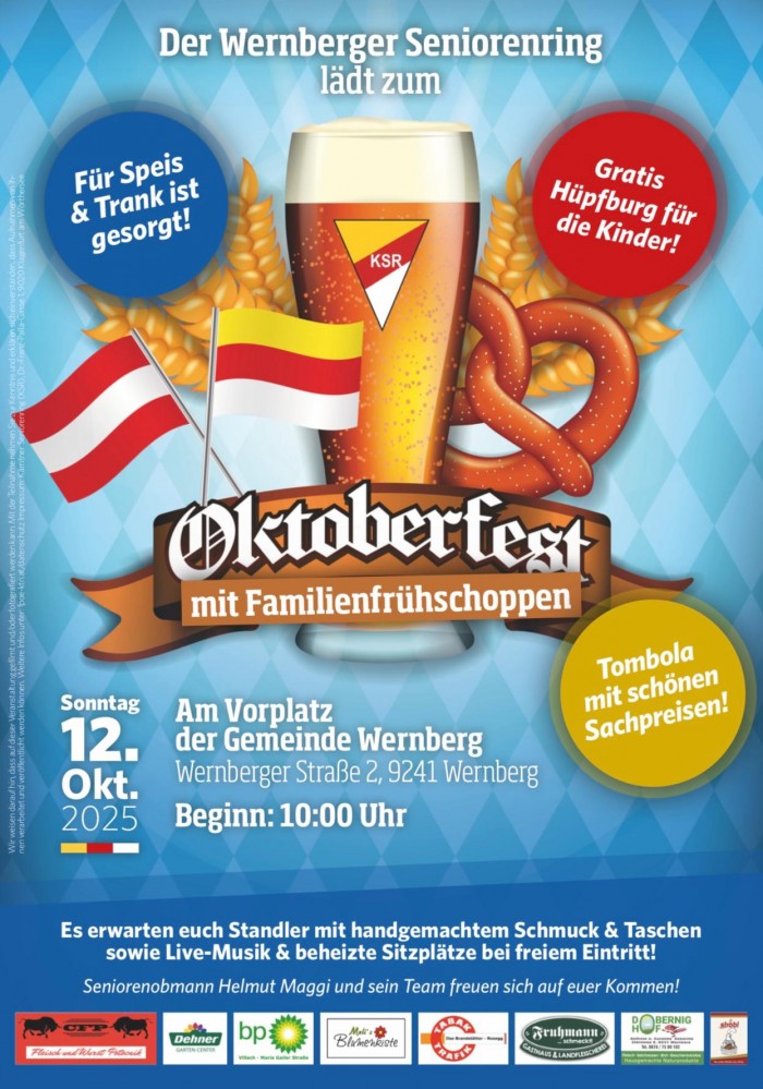 3. Oktoberfest des Wernberger Seniorenringes