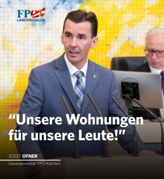 Daher fordern wir ganz klare Voraussetzungen für Wohnungsvergaben und den Erhalt der Wohnbeihilfe in Kärnten: