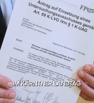 U-Ausschuss: Kärntner Landesvermögen schützen!