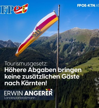 Das neue Tourismusgesetz ist alles andere als ein großer Wurf, weil es im wesentlichen um die Erhöhung diverser Abgaben geht, ab...