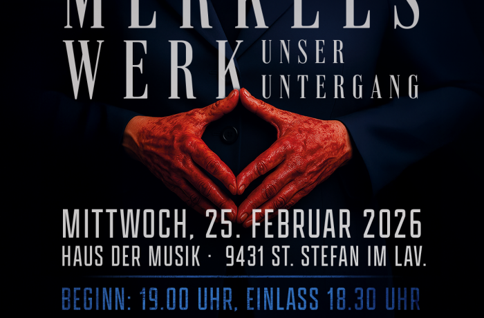 Buchpräsentation "Merkels Werk - Unser Untergang" mit Gerald Grosz