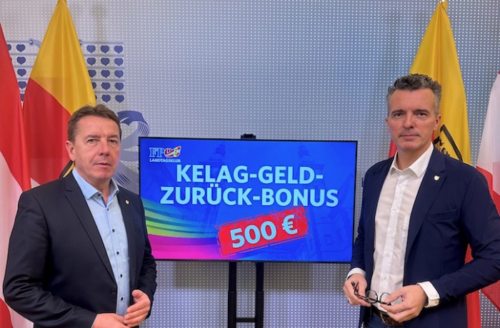 FPÖ fordert 500 Euro „Kelag-Geld-zurück-Bonus“ für die Kärntner