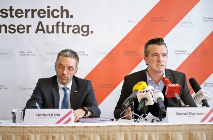 Programm der Bundesregierung mit deutlicher FPÖ-Handschrift