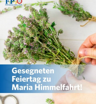 Maria Himmelfahrt – ein Fest, das in Kärnten seit jeher mit dem Kräuterbinden verbunden ist