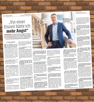 Das große #Sommerinterview 🗣️ mit unserem Kärntner FPÖ-Chef Erwin Angerer in der Kleinen Zeitung