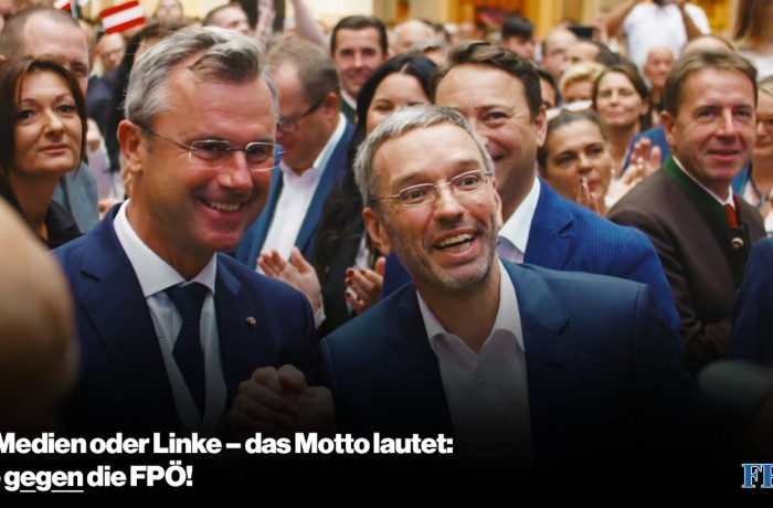 Ob Medien oder Linke – das Motto lautet: Alle gegen die FPÖ!