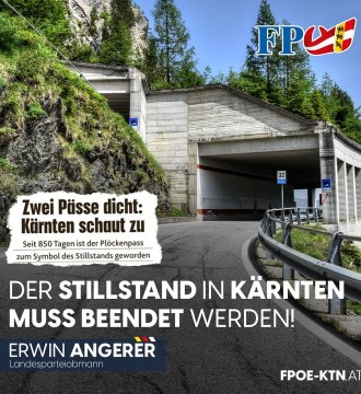 ⚠️ Der Plöckenpass steht längst für mehr als nur eine gesperrte Straße – er ist zum Symbol für den Stillstand in Kärnten geworde...