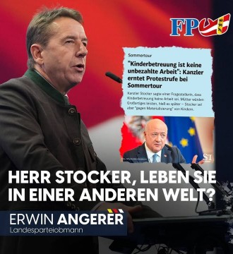 Kinder betreuen, den Haushalt organisieren und dabei oft noch einem Beruf nachgehen: für Bundeskanzler Stocker ist das offenbar ...