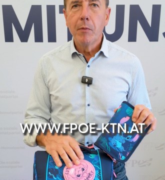 Schultaschen-Aktion der FPÖ-Kärnten!