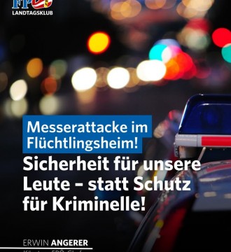 ❗ Messerattacke im Flüchtlingsheim bei St