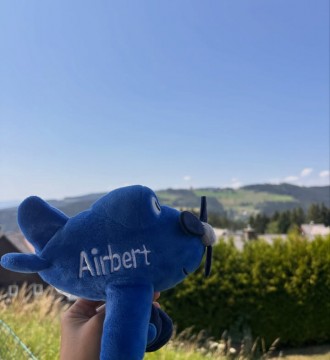 Unser Airbert ist überall 😉 Heute in Hüttenberg