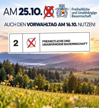 Bereits am Freitag könnt ihr für einen #Systemwechsel 👨🏻‍🌾🌾 in der #Landwirtschaftskammer sorgen: Am #Vorwahltag könnt ihr von 1...