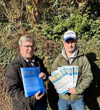 Auch am Sonntag 😊 sind unser Landtagsabgeordneter Markus di Bernardo und Gemeinderat Christian Müllner gemeinsam in unserer #Hei...