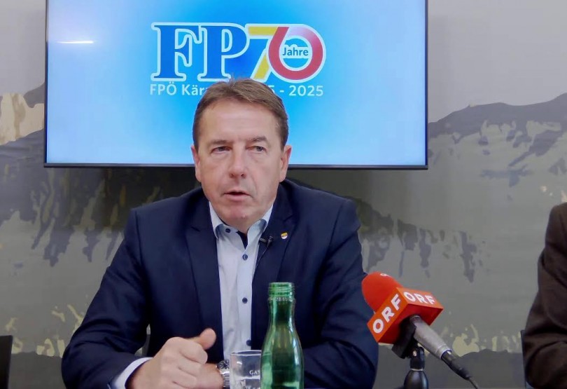 Pressekonferenz mit Erwin Angerer, Christoph Staudacher und Josef Ofner